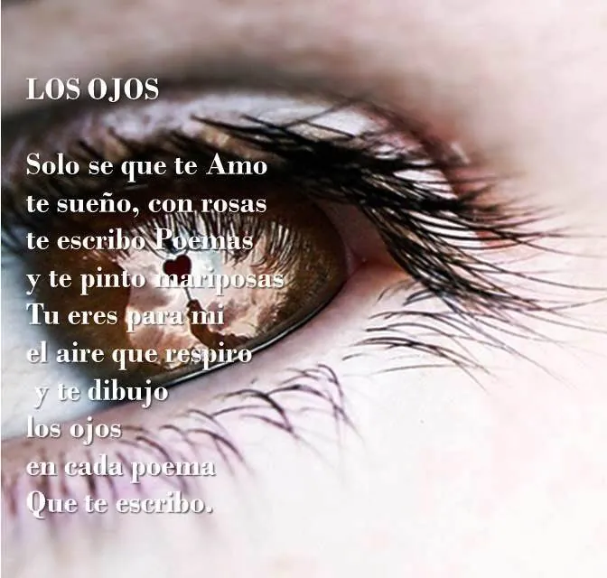 Poema Los ojos de Pedro Morales