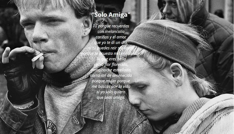 Poema Solo Amigos de Pedro Morales