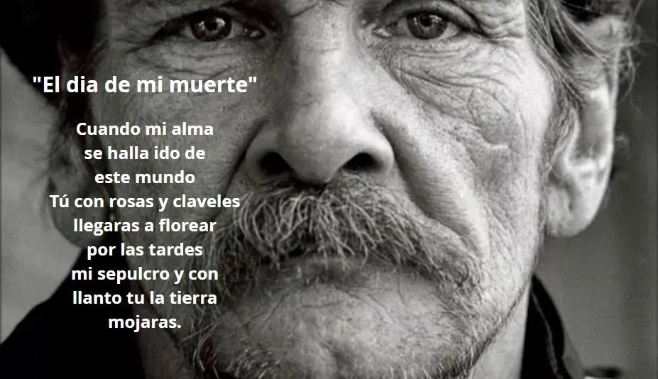 Poema El día de mi Muerte de Pedro Morales