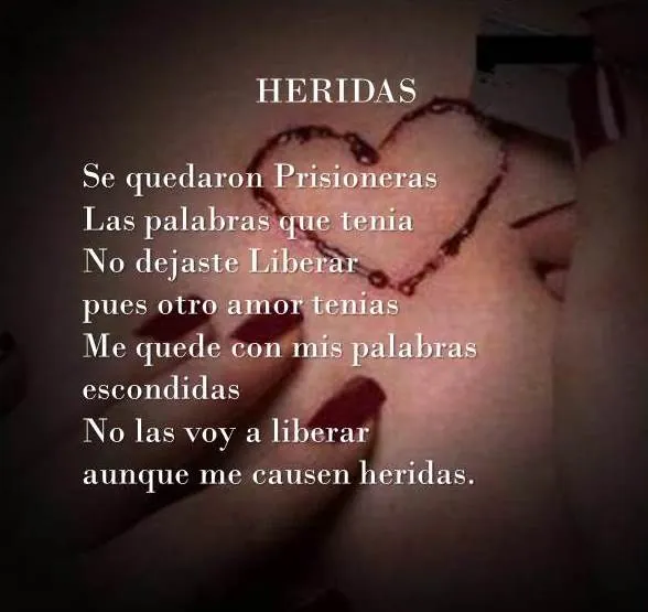 Poema Heridas de Pedro Morales
